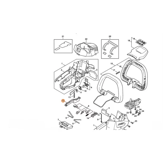 STIHL  Dźwignia przełącznika 4521 435 2400